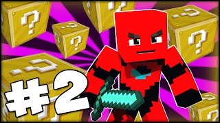 MINECRAFT LUCKY ISLANDS  EPISODE 2  HE HAS ARMOR [upl. by Rehpotsirk]