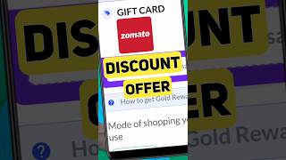 Zomato discount offer Zomato coupon code today buy zomato gift card from sayf zomato gift card [upl. by Rasia]