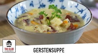 Bündner Gerstensuppe  theclubch  Rezept 33 [upl. by Ahsemaj]