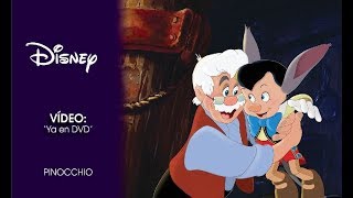 Pinocho Anuncio  Ya a la venta en Bluray y DVD  Disney Oficial [upl. by Courcy]