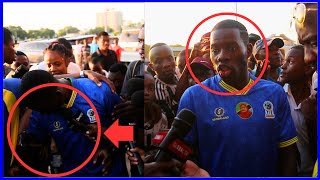 TUKIO LA AZIZI KI KUIBIWA SIMU ZAKE 2 AKITOKA UWANJANI AKATISHA INTERVIEW AONGEA KWA UCHUNGU [upl. by Jany]