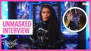 Unmasked Interview Firefly  Teyana Taylor  Season 7 Ep 11  THE MASKED SINGER [upl. by Way]