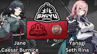 Zenless Zone Zero Shiyu Defense 7 S Rank  Jane Caesar Burnice And Yanagi Mono Electric [upl. by Anihcak]