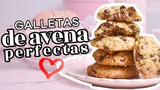 GALLETAS DE AVENA Y CHOCOLATE PERFECTAS  AnnasPasteleria RecetasQueNoFallan [upl. by Airdnua461]