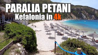 Kefalonia Greece  Paralia Petani  Beach Paradise on the West Coast [upl. by Edme]