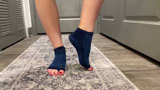 Full Review of the Tucketts Grip Toeless Socks [upl. by Annavoeg]