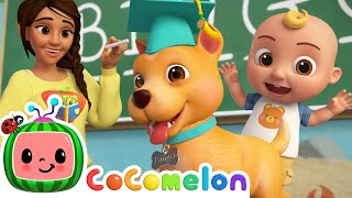 Bingos First Day at School 🐶 Baby JJs BINGO Spelling Song  CoComelon Nursery Rhymes amp Kids Songs [upl. by Relyks492]