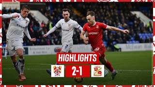 Extended Highlights Tranmere Rovers vs Swindon Town [upl. by Moclam249]