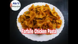 Farfalle Chicken Pasta  Farfalle Pasta  Pasta Recipes  Red Sauce Pasta  Creamy Tomato Pasta [upl. by Oninrutas239]