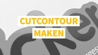 Cutcontour maken Illustrator  opmaakinstructies  Drukbedrijf [upl. by Grissel]