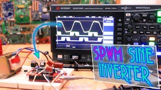 SPWM sine INVERTER with Arduino [upl. by Shawna822]