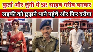 SP साहब कुर्ता और लुंगी में गरीब बनकर लड़की को छुड़ाने थाने पहुंचे और फिर दरोगा ने जो किया [upl. by Yaned679]