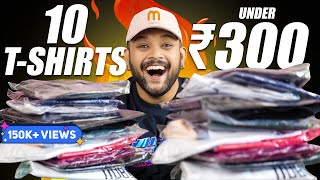 10 BEST MEESHO TSHIRTS UNDER 300 FOR MEN 🔥 Meesho TShirt Haul Review 2024  ONE CHANCE [upl. by Nathanael395]