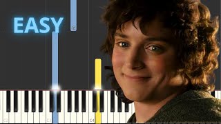 Concerning Hobbits  The Shire Theme  The Lord of The Rings  EASY Piano Tutorial [upl. by Lirrehs133]