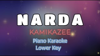 NARDA  KAMIKAZEE PIANO VERSION KARAOKE [upl. by Fons]