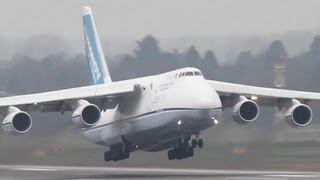 Antonov An124 Departure  Very loud HD [upl. by Soloman]