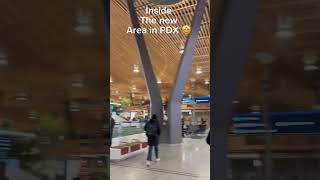 New area inside of PDX avaition airplane avgeek aircraft fyp [upl. by Atalante]