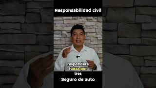 Responsabilidad civil seguro de auto [upl. by Attoynek]