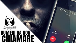 I 5 numeri DI TELEFONO più INQUIETANTI che POTRESTI CHIAMARE [upl. by Mcarthur]