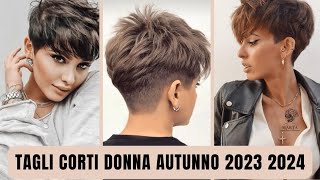 Tagli Corti Donna per L Autunno Inverno 2023 2024 [upl. by Lalad]