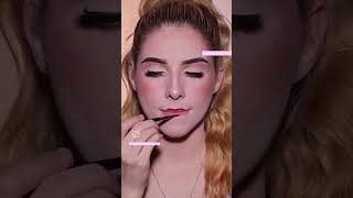 Labios rojos perfectos viralshort makeup maquillaje lipgloss lipcombo tutorial hack fyp [upl. by Keary163]