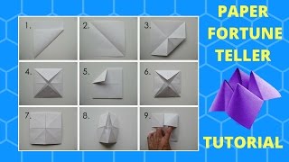 How to Make a Fortune Teller Tutorial [upl. by Tillford617]