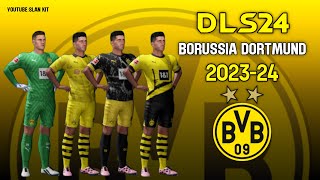 DLS 24 Kits Dortmund 202324 🟡⚫️ [upl. by Otsirc]