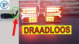 DRAADLOOS VERLICHTING AANHANGER VERLICHTING AANHANGER COMPLEET verlichting aanhangwagen [upl. by Eddy]