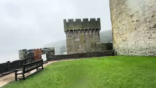 Conwy Castle on a rainy day [upl. by Avilo90]