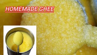 Making Homemade Ghee Without Mixer Without Hand Blenderlikeandsubscribe [upl. by Renate481]