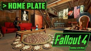 The Most Aesthetic Homeplate  Building with Mods  Fallout 4 [upl. by Elraet]