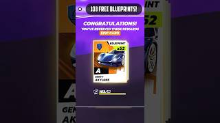 Asphalt 9 Free 103 Genty Blueprints asphalt9 freerewards free shorts shortsfeed satisfying a9 [upl. by Annawak]