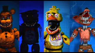 FNAF 2 WITHERED ANIMATRONICS JUMPSCARES [upl. by Namyh]