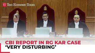 RG Kar horror case in SC CJI says what CBI revealed in its status report is ‘very disturbing’ [upl. by Emilie409]