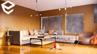 Enscape 35 Tutorial Super Realistic Interior Render Setting In Enscape [upl. by Anitteb111]