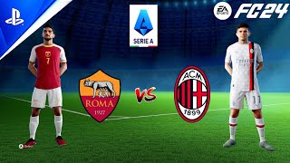 FC 24  Roma vs AC Milan  Serie A 2425 Friendly Match  PS5™ 4K60 [upl. by Vitus]