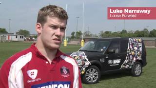 Gloucester Rugby stars preview their Aviva Premiership semi final [upl. by Naejeillib]