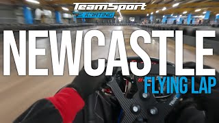 Flying Lap  TeamSport EKarting Newcastle [upl. by Brion]