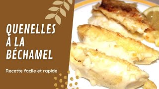 Quenelles à la béchamel  Recette simple et rapide pour accompagner un poisson une viande 😊😉 [upl. by Range]