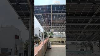 Waaree Bifacial 545 kw Commercial on grid solar System waareerenewables solarenergy mahuva [upl. by Tapes]