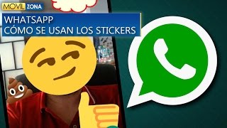 Cómo se usan los Stickers de WhatsApp [upl. by Nywde]