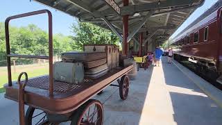 East Chattanooga Station 🚉 train station tour fun museum [upl. by Anawyt]