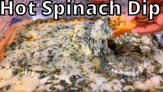 How to make Delicious Hot Spinach Dip [upl. by Ahseina]