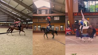 Equestrian Vaulting and Trick Riding Compilation [upl. by Baun]