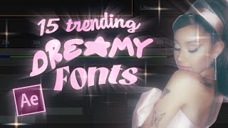 most popular fonts to use for edits [upl. by Nrubyar324]