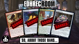 These Four Cards Just Got Banned in EDH  EDHREC Room  Commander  Magic the Gathering [upl. by Tolecnal]