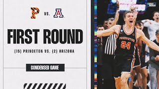 Princeton vs Arizona  First Round NCAA tournament extended highlights [upl. by Aksehcnarf]