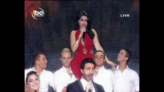 Haifa Wehbe Salma Ya Salama Celebrity Duets هيفاء وهبي سالمة يا سالامة [upl. by Dorisa637]