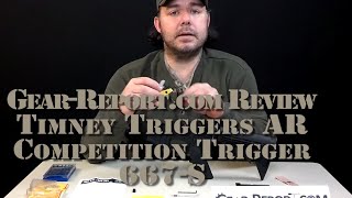 How to install the Timney Triggers AR Competition trigger 667S  GearReportcom [upl. by Simone501]