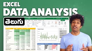 Beginner to PRO Data Analysis with Excel  FREE Adv Masterclass in TELUGU [upl. by Dianne]